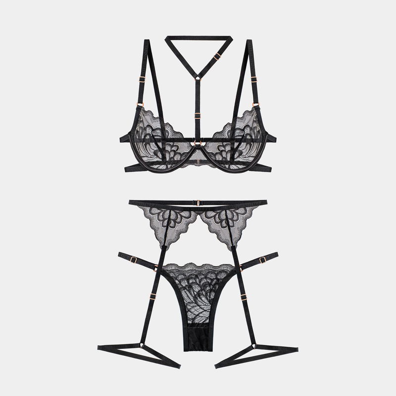 Three-piece set of underwear