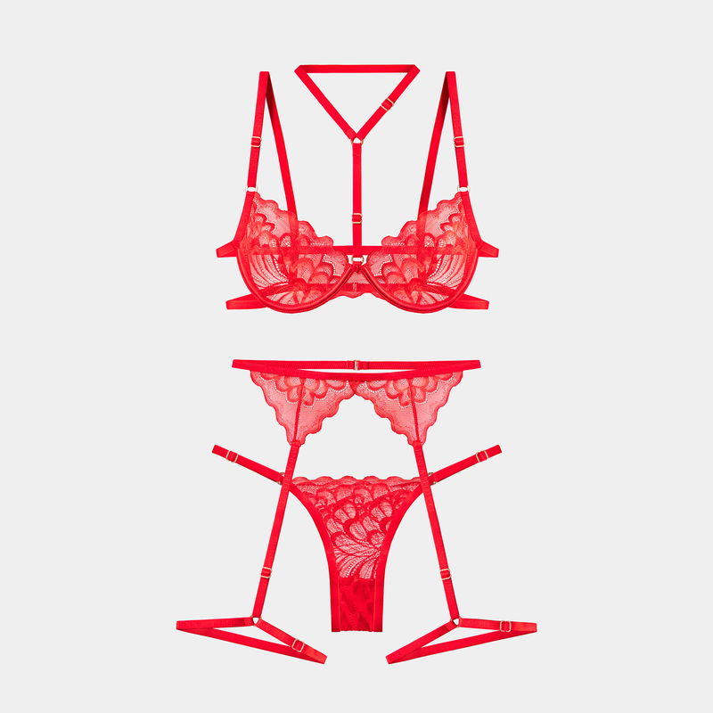 Three-piece set of underwear