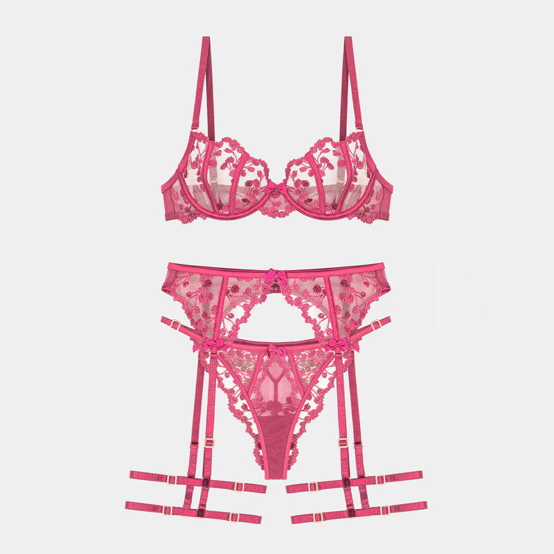 Three-piece set of underwear