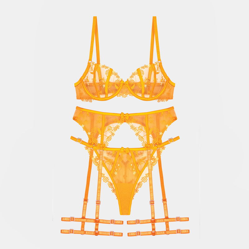 Three-piece set of underwear