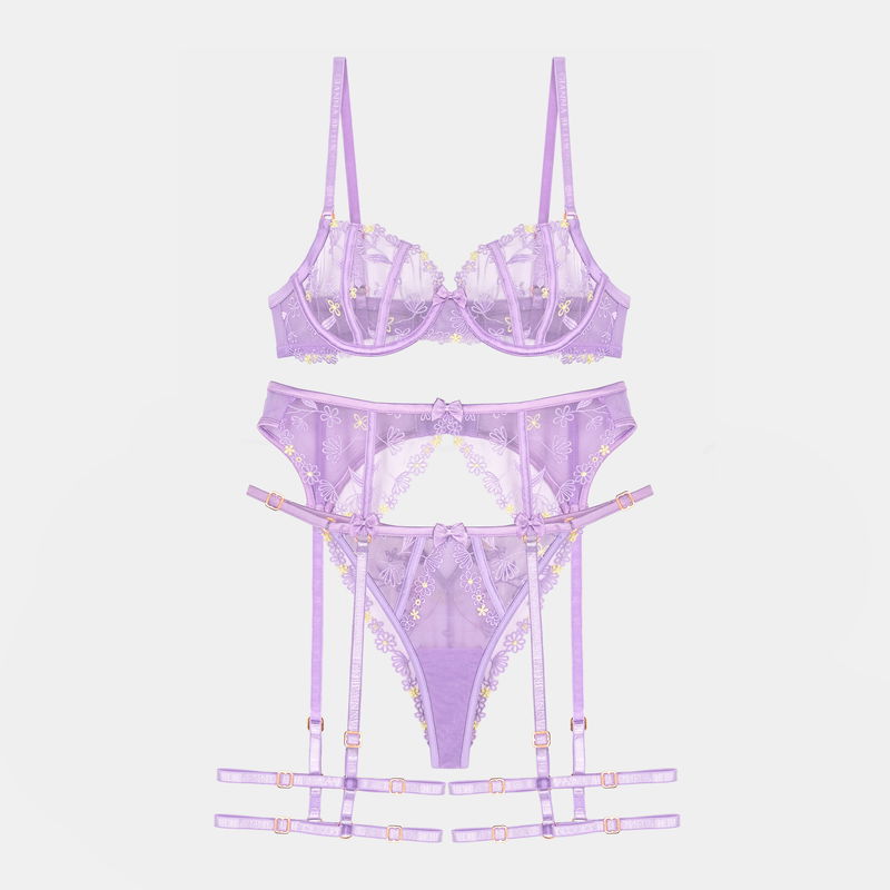 Three-piece set of underwear