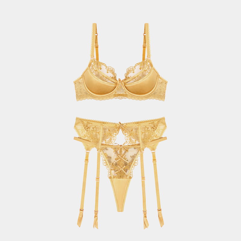 Three-piece set of underwear