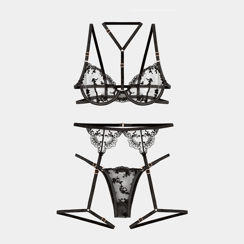 Three-piece set of underwear