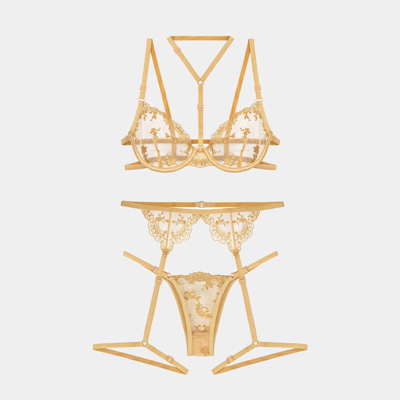 Three-piece set of underwear